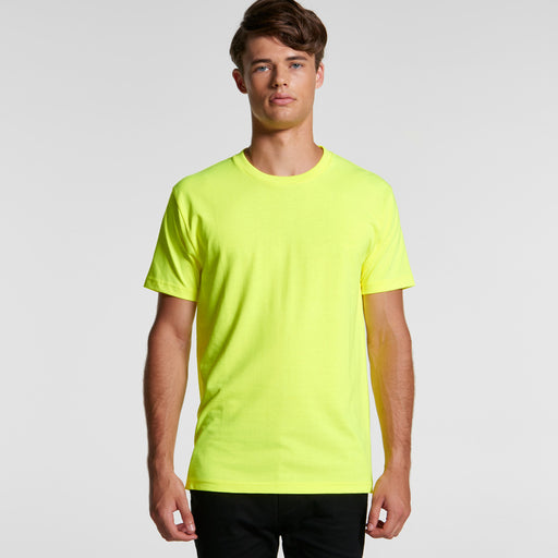 AS Colour Mens Block Tee - Safety Colours