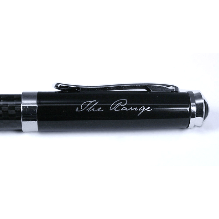 Branded Carbon Fibre Ballpoint Pen