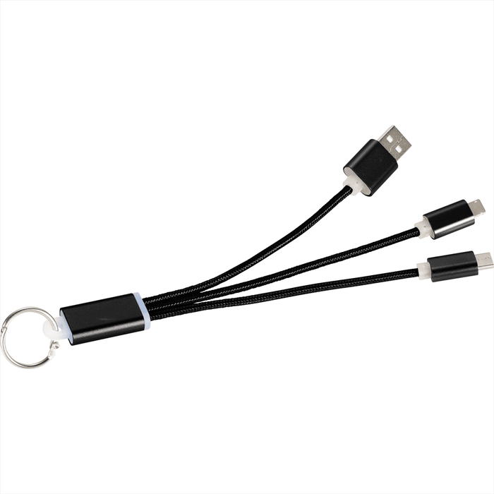 Dazzle 3-in-1 Light Up Charging Cable