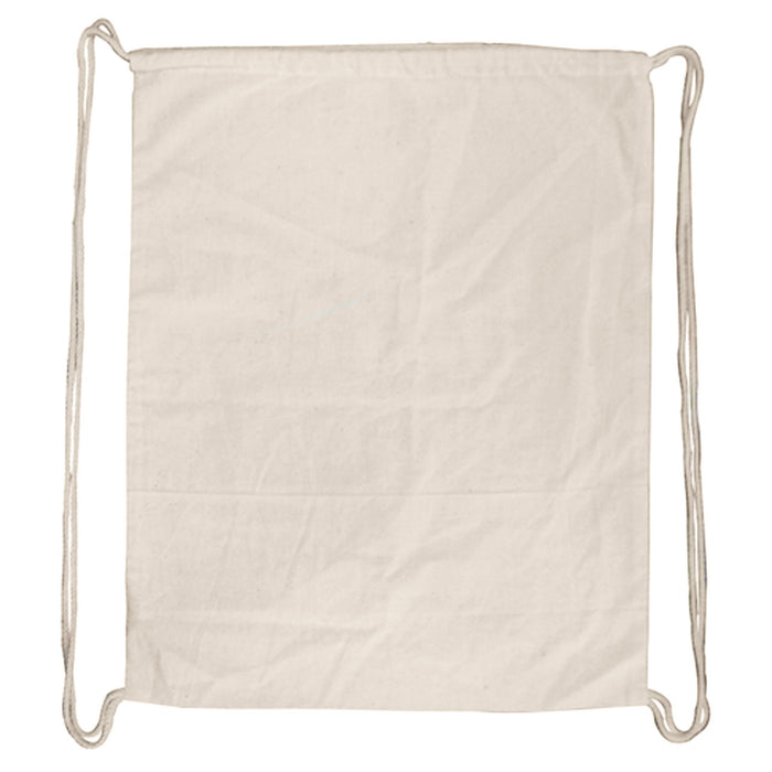 CALICO LIBRARY BAG -DRAWSTRINGS