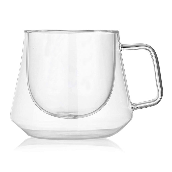 DIAMOND GLASS COFFEE CUP