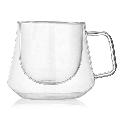 DIAMOND GLASS COFFEE CUP