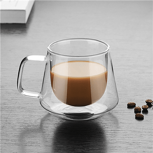 DIAMOND GLASS COFFEE CUP