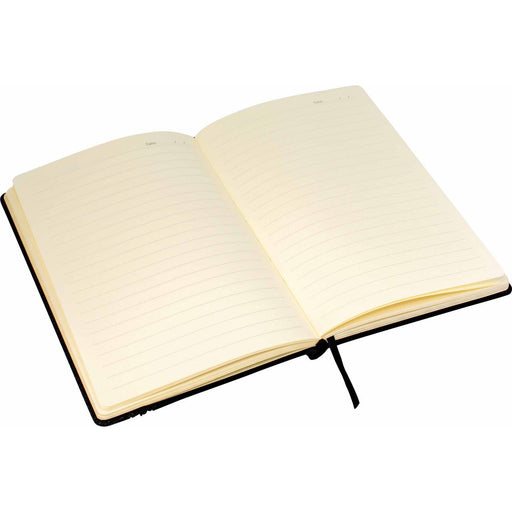 Toronto A5 Notebook Black/Dark Grey Trim