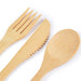 Miso Bamboo Cutlery Set in Microfibre Pouch