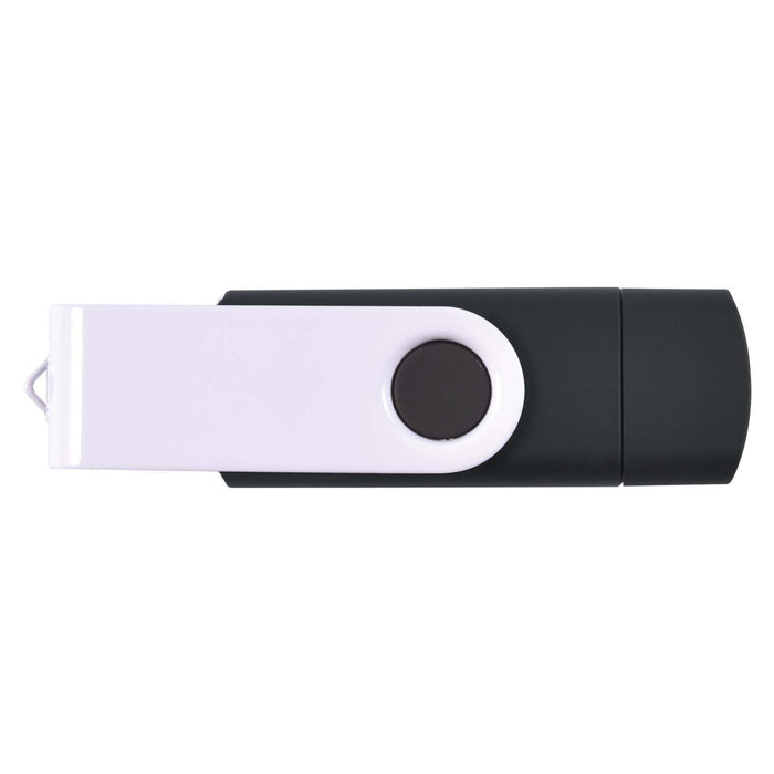 Swivel USB Flash Drive Dual - 8GB