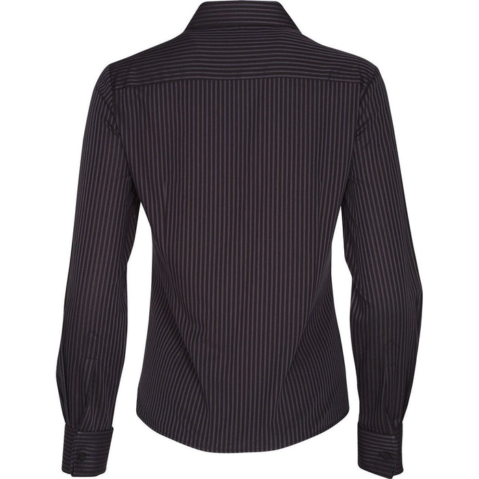 Dobby Stripe Long Sleeve Shirt - available in ladies and mens