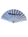 Branded Printed Fabric Hand Fans - Custom Promotional Product