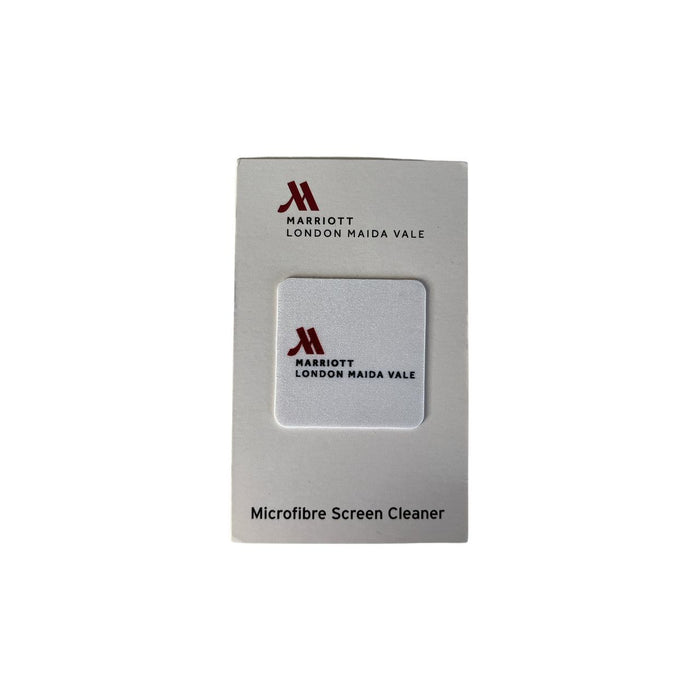 Microfibre Sticky Screen Cleaner With Backing Card - Custom Promotional Product