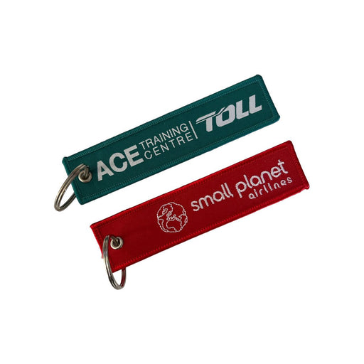 Logo Branded Remove Before Flight Key Chain - Custom Promotional Product