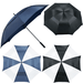 Course 62 inch Vented Golf Umbrella
