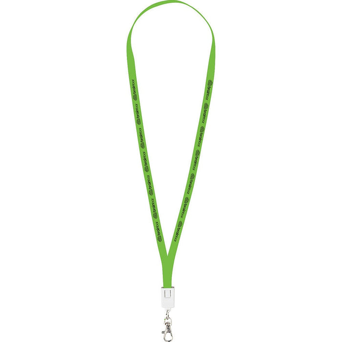 Charging Cable Lanyard with Clips