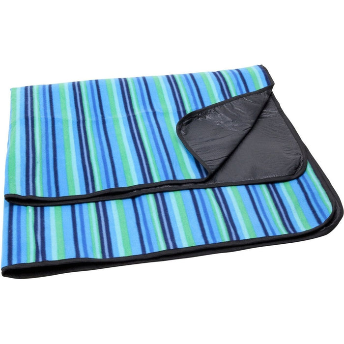 Jamaica Picnic Rug, Blue Stripe